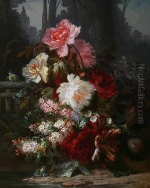 Landscape With Flowers And Birds - view 1