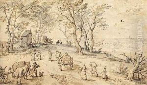 Villagers on their Way to Market 1615-19