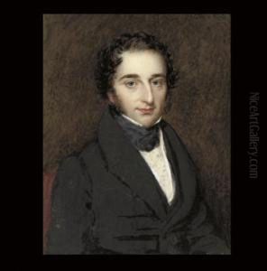 J.h. Peile, Esq., In Black Coat, White Waistcoat, Frilled Shirt And Black Stock