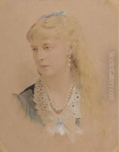 Head And Shoulders Portrait Of A Young Woman Head And Shoulders Portrait Of A Young Woman