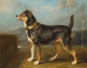 A Terrier In A Landscape by James Ward