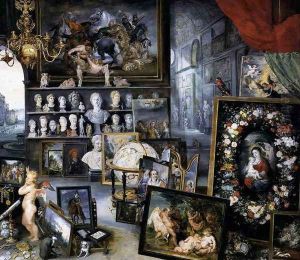 The Sense of Sight (detail 2) 1617 by Jan The Elder Brueghel