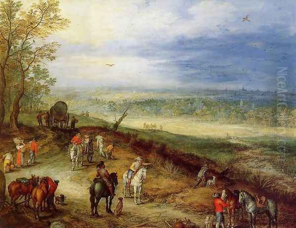 Immense Landscape with Travellers I - view 1
