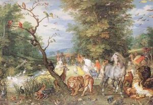 The Animals Entering the Ark