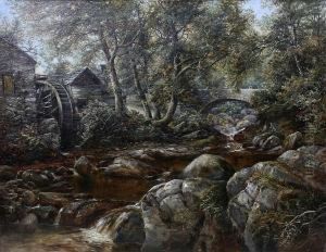 Near Dolgelly, North Wales by William Henry Waring