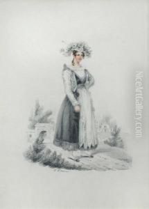 An Italian Girl by William Warman