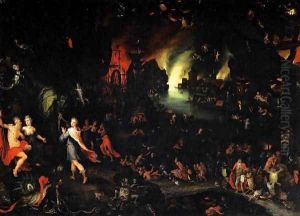 Orpheus in the Underworld by Jan The Elder Brueghel