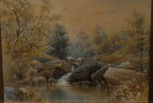 A Pair, Rocky Torrent And Fishing In Still Waters A Pair, Rocky Torrent And Fishing In Still Waters