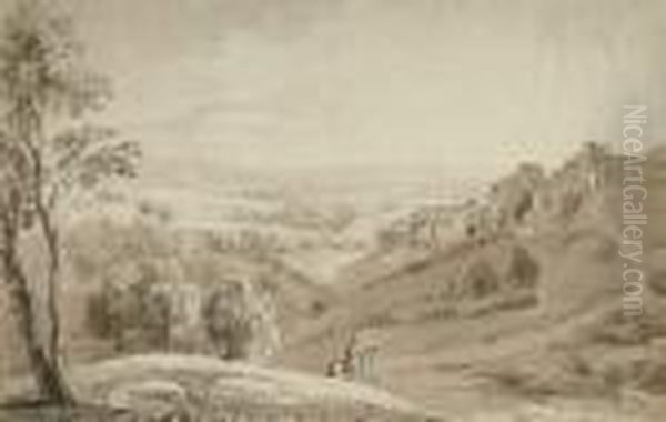 Sudliche Landschaft Mit Reiter - view 1