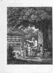 Waldlandschaften Mit Figurlicher Staffage by Simon Warnberger