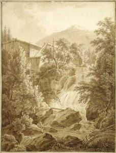 Wasserfall. by Simon Warnberger