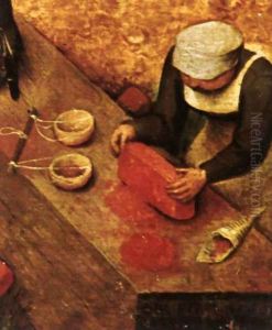 Children's Games (detail) 1559-60 13 by Jan The Elder Brueghel