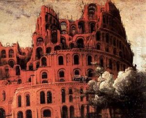 The 'Little' Tower of Babel (detail) 1564 by Jan The Elder Brueghel