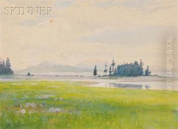 Landscape With Distant Mountains - view 1