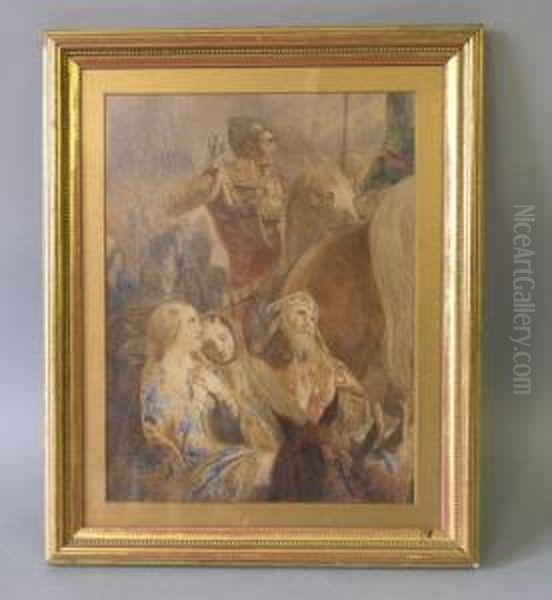 'the Crusader's Departure' - view 1