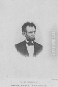 President Lincoln On The Balcony At The White House by Henry F. Warren