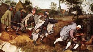 The Parable of the Blind Leading the Blind 1568 by Jan The Elder Brueghel