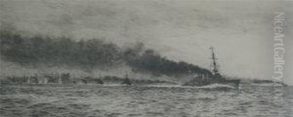 Procession Of Navy Ships - view 1