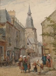 Street Scene In Northern France
