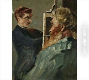 Self-portrait With A Model