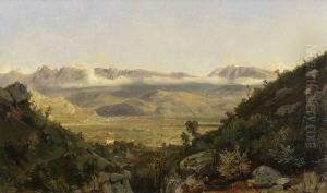 Gebirgstal by Friedrich Rudolf Wasmann