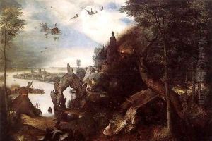 The Temptation of St Anthony 1557 by Jan The Elder Brueghel