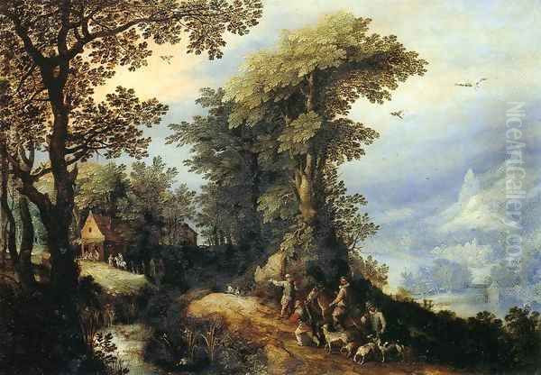 Landscape with Hunters - view 1