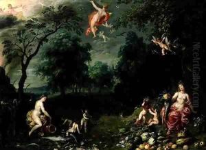 The Four Elements by Jan The Elder Brueghel