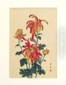 Orange And YellowFlower, by Seiti Shotei Watanabe