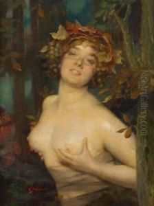 La Coiffe Aux Raisins by Charles Joseph Watelet