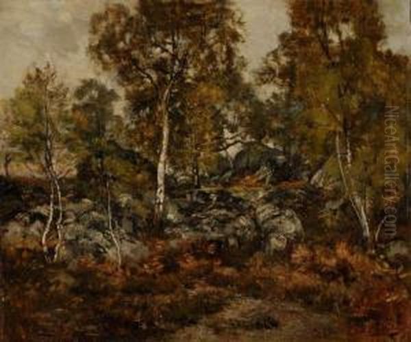 Le Long Rocher De La Foret De Fontainebleau
Sur Sa Toile D'origine - view 1