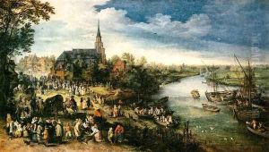 Fair at a Riverside Village