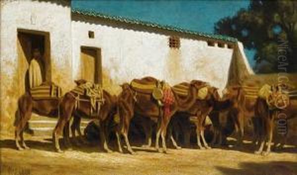 Camels At Rest, Algiers - view 1