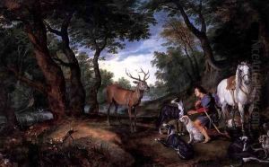 The Vision of St Hubert