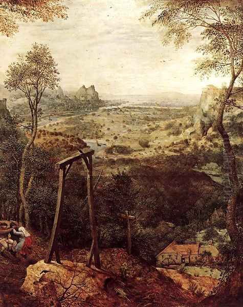 Magpie on the Gallow (detail) 1568 - view 1