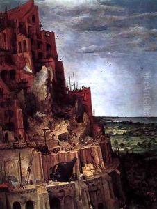 The Tower of Babel (detail) 1563 by Jan The Elder Brueghel