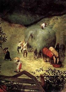 Haymaking (detail) 1565 by Jan The Elder Brueghel
