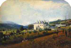 A View Of, And From Captn Frederick's House At Portmneath Vaughan