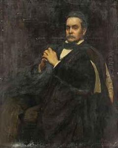 Portrait Of W. Spencer Watson, The Artist's Father by George Spencer Watson