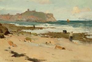 A View Of Scarborough From The Beach