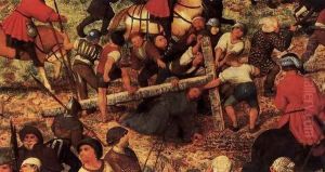 Christ Carrying the Cross (detail) 1564 3 by Jan The Elder Brueghel