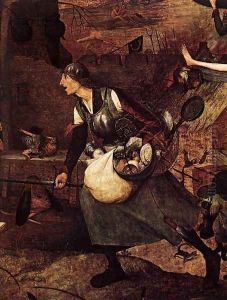 Dulle Griet (detail) 1562 2 by Jan The Elder Brueghel