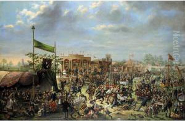 A Scene At Donnybrook Fair - view 1