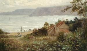 Runswick Bay, Yorkshire by Thomas J. Watson