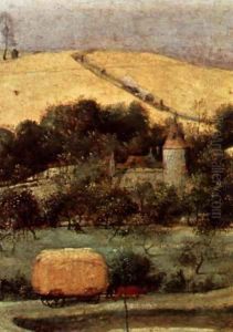 The Corn Harvest (detail) 1565 2 by Jan The Elder Brueghel