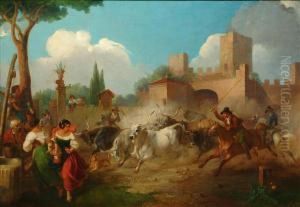 Buttari Driving Roman Oxen