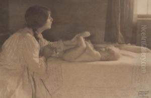 Mother And Baby by Eva Watson-Schutze