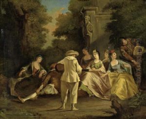 Fete Galante by Francois Louis Joseph Watteau