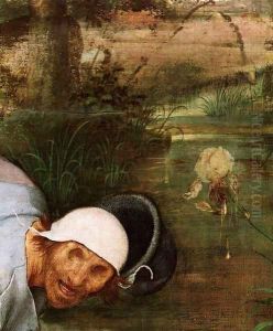 The Parable of the Blind Leading the Blind (detail) 1568 4 by Jan The Elder Brueghel