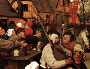 The Peasant Dance (detail) 1567 2